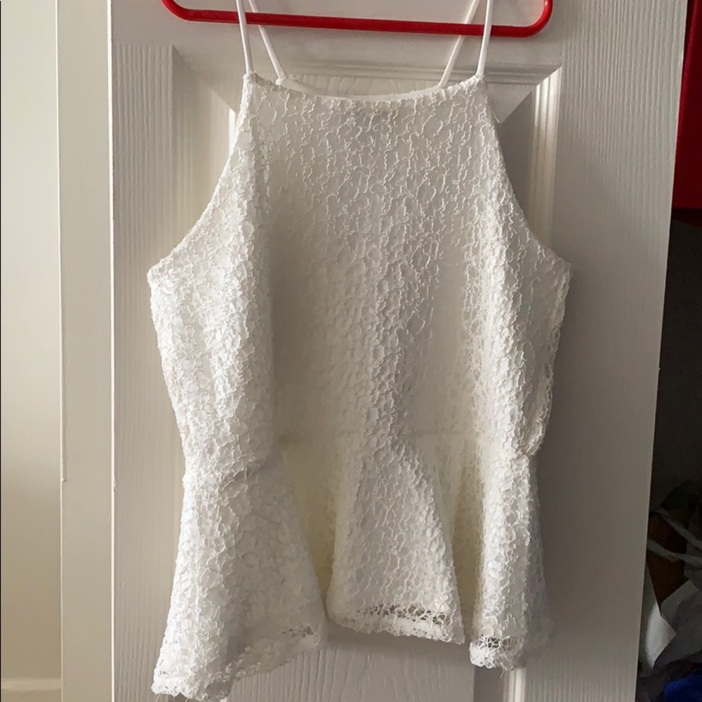 Topshop Peplum Tank
